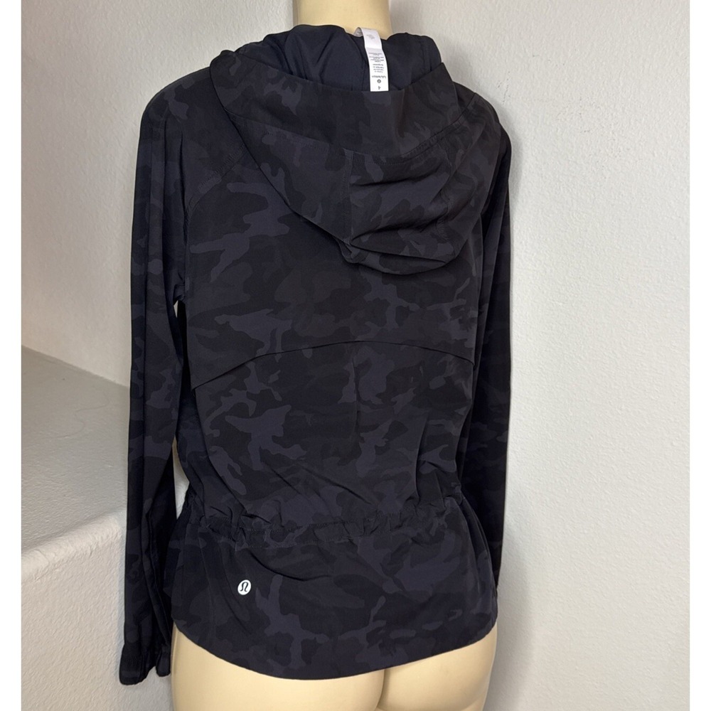Lululemon Jacket Women Sz 4 Face Forward Incognito Camo Athletic LW4AVRS - Picture 10 of 10